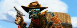 Another entry in the crowded "angry puppet skeletal sheriff" genre
