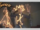 Kinect Fun Labs: Kinect Sparkler Screenshot