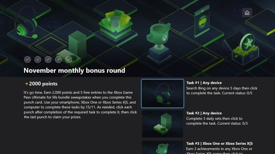 Microsoft Rewards: Como reivindicar 2.000 pontos de bônus no Xbox em 2 de novembro