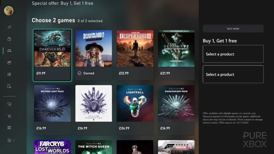 Xbox Has Two 'BOGOF' Promotions Running Right Now