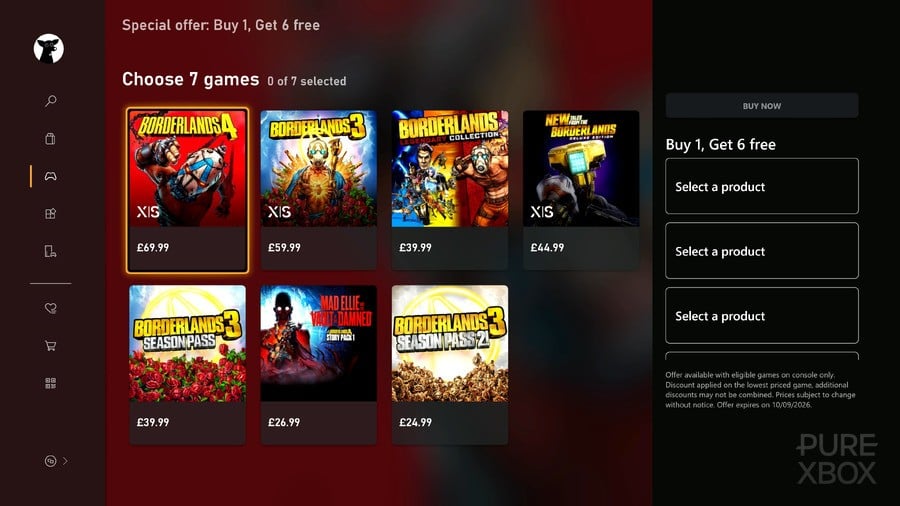Bizarre 'Buy 1, Get 6 Free' Deal Appears On The Xbox Store, But It's 2