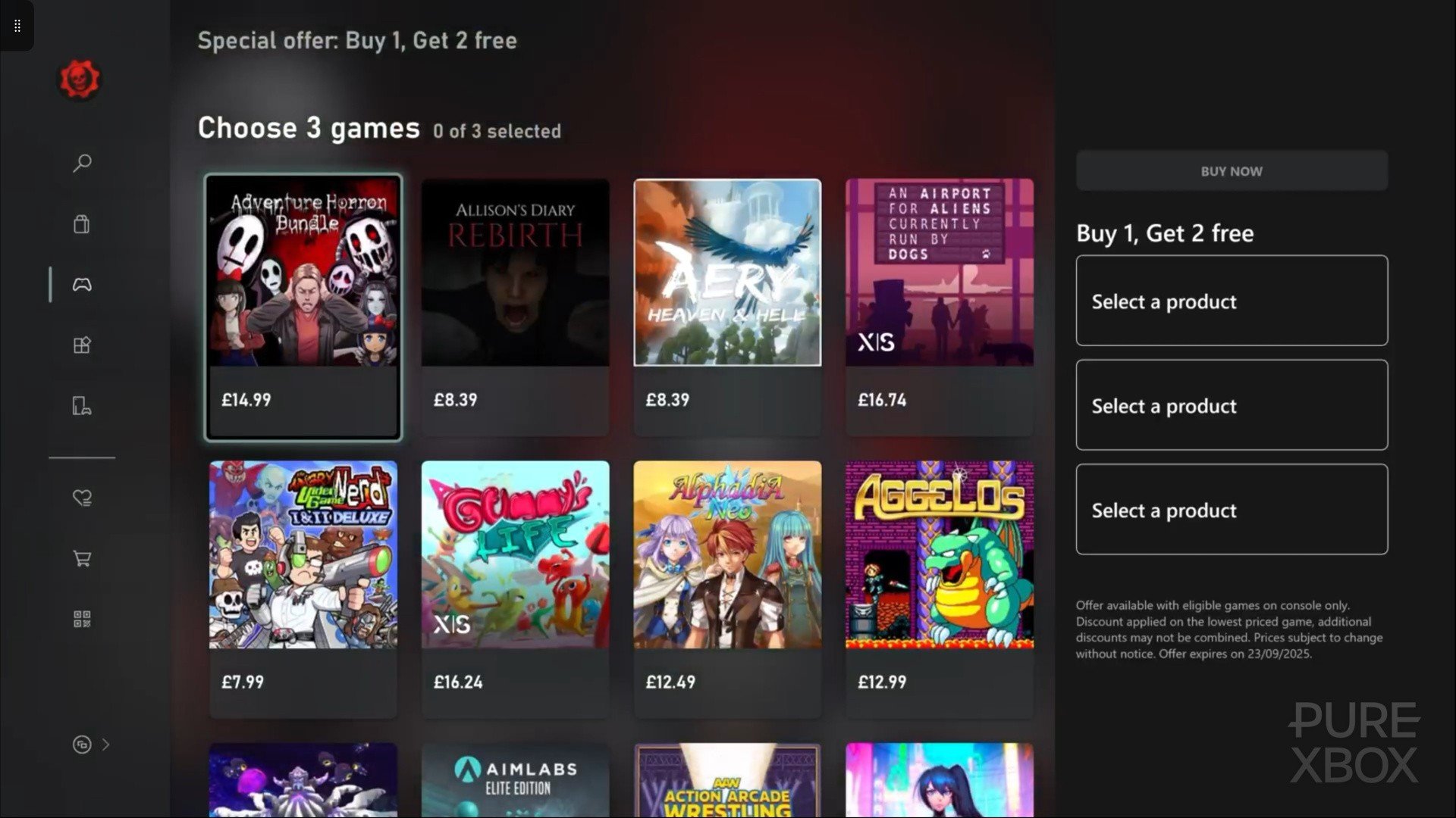 O Xbox iniciou uma de suas promoções mais amadas, a "pague um, ganhe dois", e que nesta semana está focando em jogos independentes.