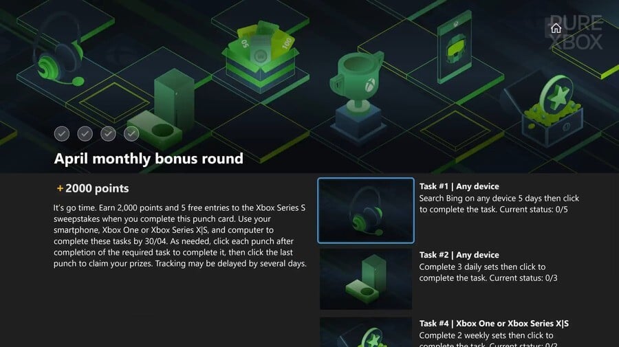 Xbox Acknowledges Tracking Issues With April's Microsoft Rewards
