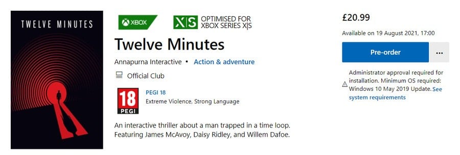 Twelve Minutes Xbox Game Pass Everything You Need To Know 1