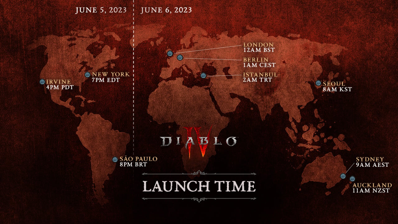Diablo 4 Season 1 Start Time UK,US and Countdown Clock