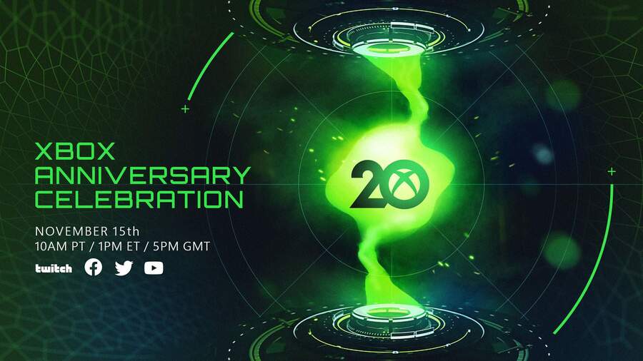 Xbox To Host Special 20th Anniversary Event This November