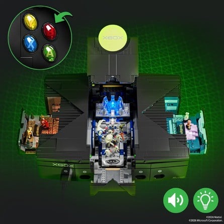 Mattel Brick Shop Unveils Lifesize Original Xbox With 3,509 Pieces & Five Key Features 5