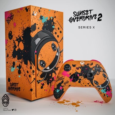 Xbox Series X Fan Art Sunset Overdrive