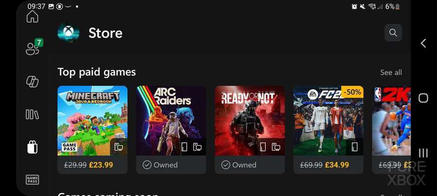 The Xbox Mobile App Is Finally Adding A Store, And Here's Your First Look At It 4