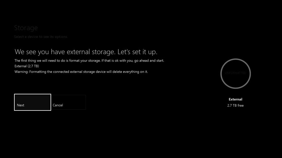 Setting Up External Storage On Xbox One Guide Pure Xbox 