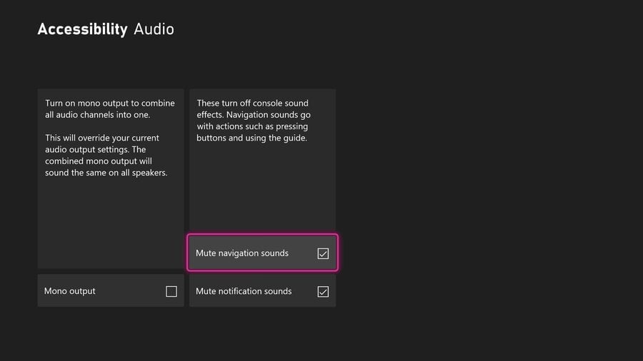 New Xbox Feature Allows You To Mute All System Sound Effects
