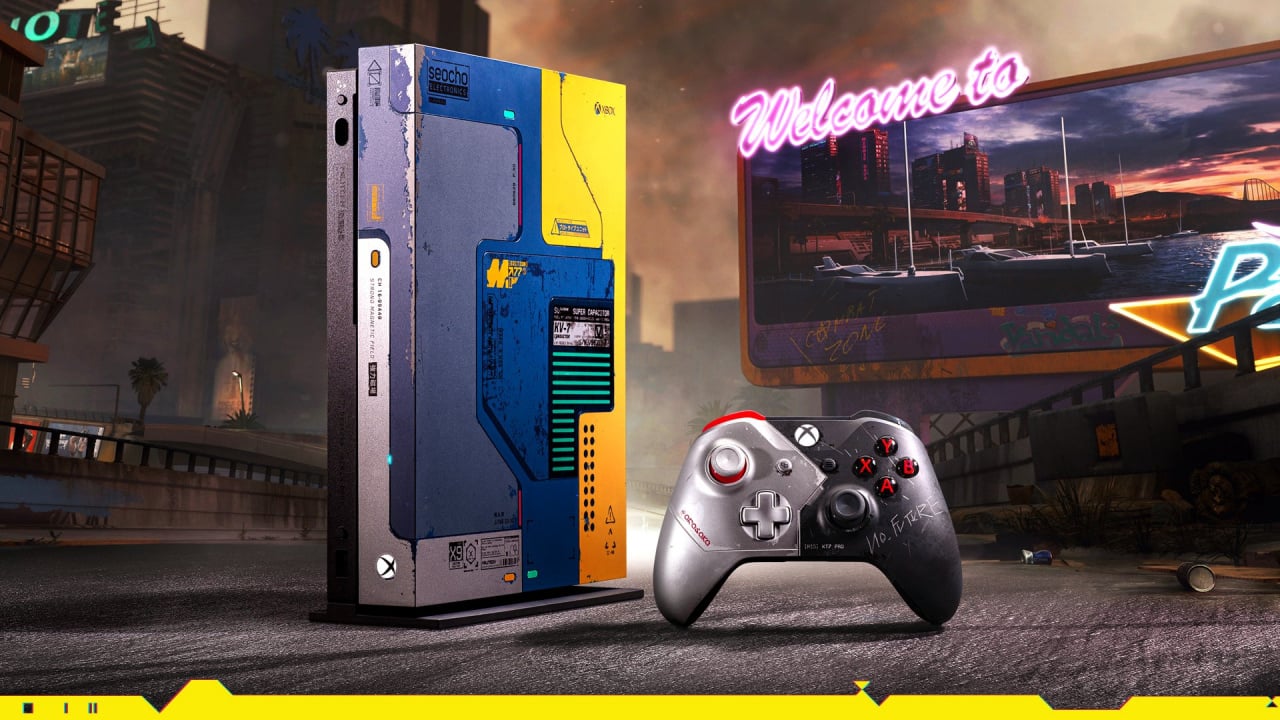 Célula somatica móvil En consecuencia Microsoft Is Giving Away A Limited Edition Cyberpunk 2077 Xbox One X | Pure  Xbox