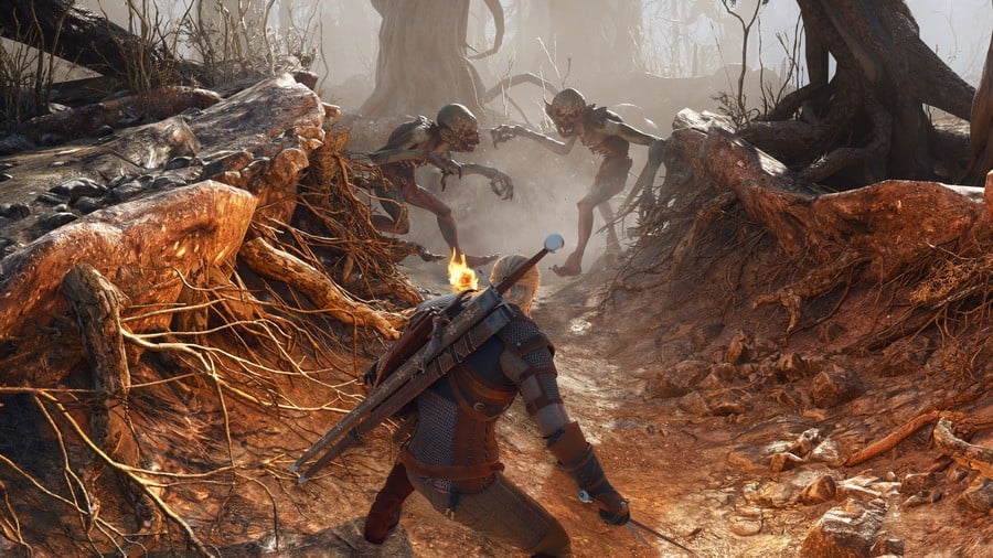 CDPR Announces Release Times & Update Sizes For The Witcher 3 Remastered