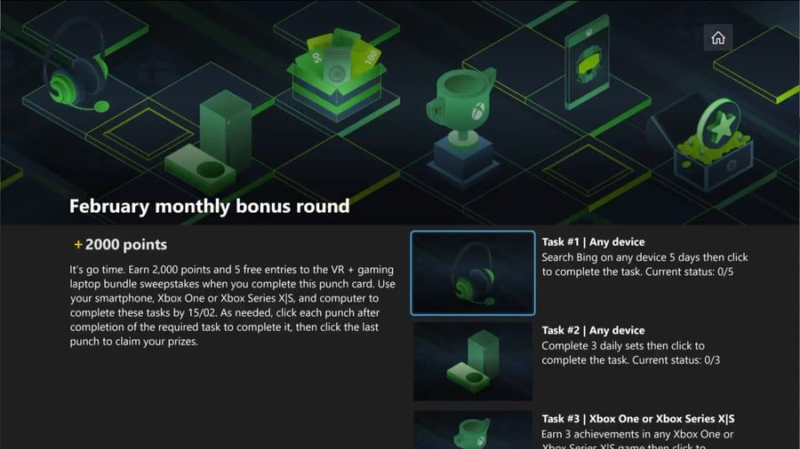 How To Claim 2000 Bonus Microsoft Rewards Points On Xbox In February 2022 2