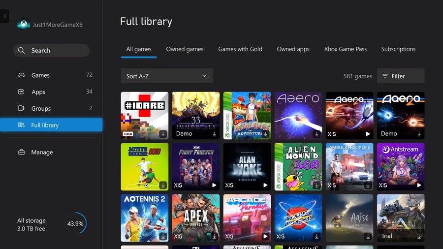 New 'Free With Xbox' Category Will Help Filter Your Games On Console