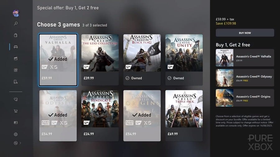 Xbox Is Offering 'Buy One, Get Two Free' On Assassin's Creed Games This Week 2