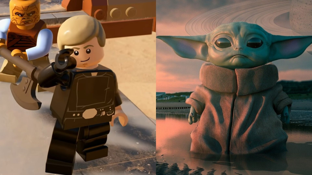 Baby Yoda está em DLC de LEGO Star Wars: A Saga Skywalker - Drops