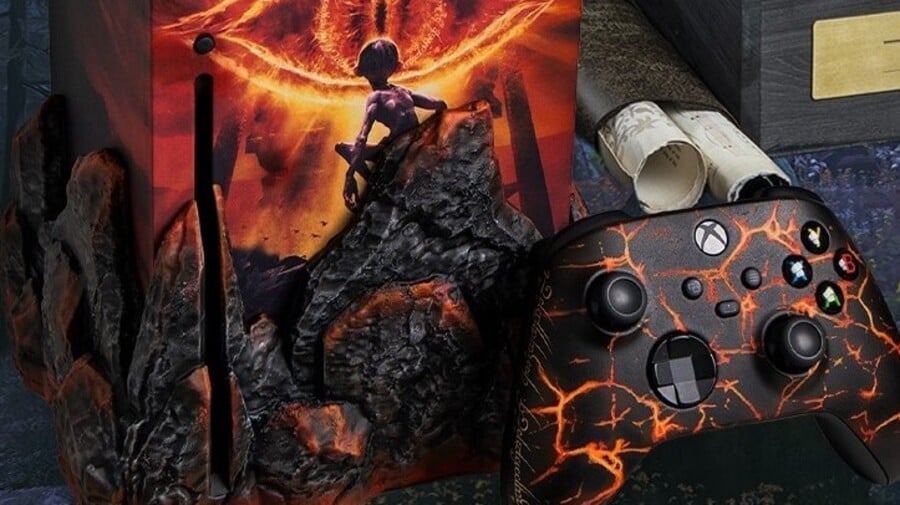LOTR: Gollum Haunts Us Again Thanks To Elaborate Custom Xbox Series X