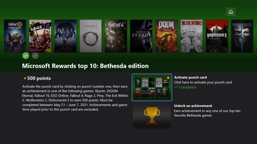 Microsoft Rewards: How To Earn 500 Easy Points With This New Bethesda Xbox Challenge 2
