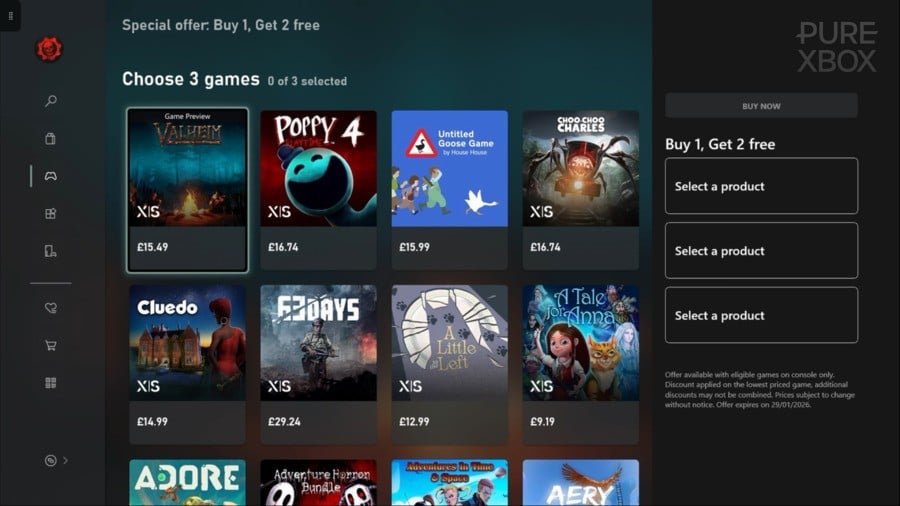 Microsoft Is Hosting A Huge ‘Buy One, Get Two Free’ Sale Featuring Lots Of Xbox Indies Microsoft Is Hosting A Huge ‘Buy One, Get Two Free’ Sale Featuring Lots Of Xbox Indies