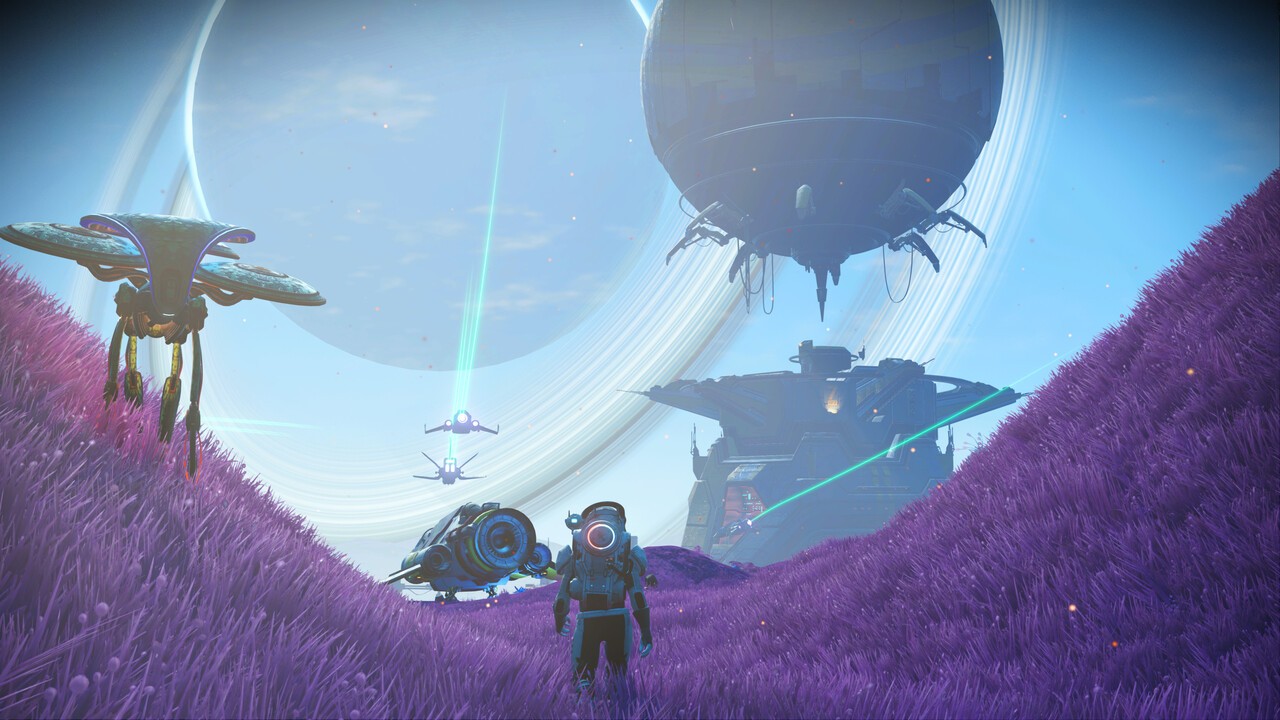 No Man's Sky の「ここ数年で最大の月」は Starfield の発売と同時