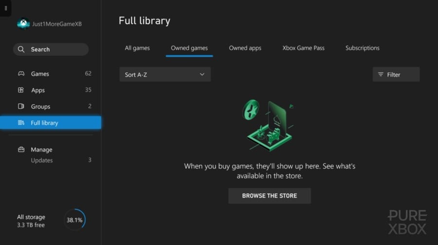 Xbox Bug ve que los juegos desaparecen y muestran triángulos con la exclamación de los puntos 2