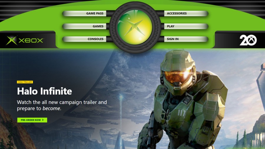 The Official Xbox Website Has Received An Early 2000s Makeover