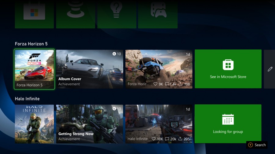 O Xbox 'ouviu comentários' sobre como tornar os fundos da tela inicial mais visíveis 2