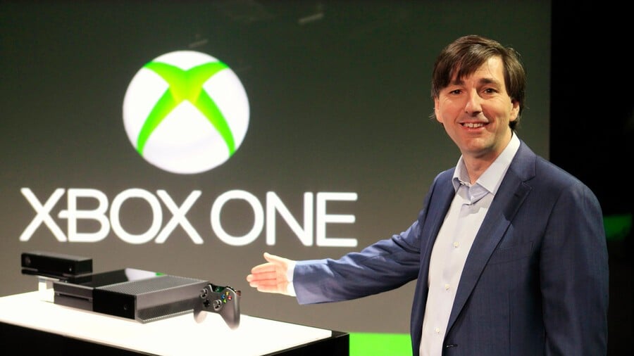 Former Xbox Head Don Mattrick revealing the Xbox One