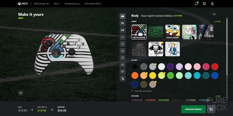Xbox Reveals Its Latest 'Limited Edition' Controller, Seemingly Exclusive To Design Lab 2