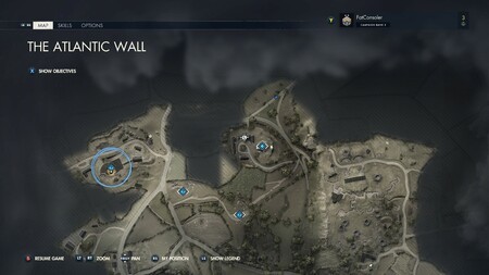 Sniper Elite 5 Mission 1 Locais colecionáveis: The Atlantic Wall 2