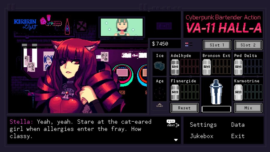 Va-11 Hall-A: Cyberpunk Bartender Action Xbox Game Pass