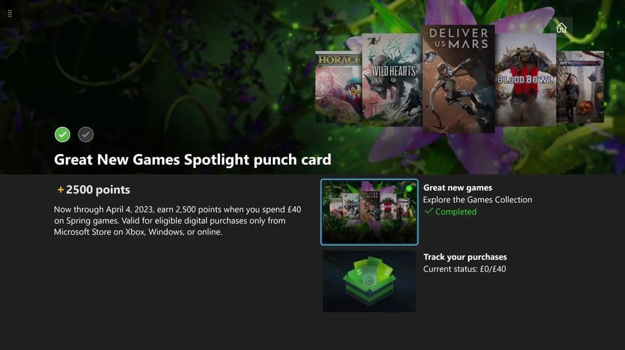 Microsoft Rewards: Xbox Is Giving Away 2500 Free Points With Major Games This Spring 2