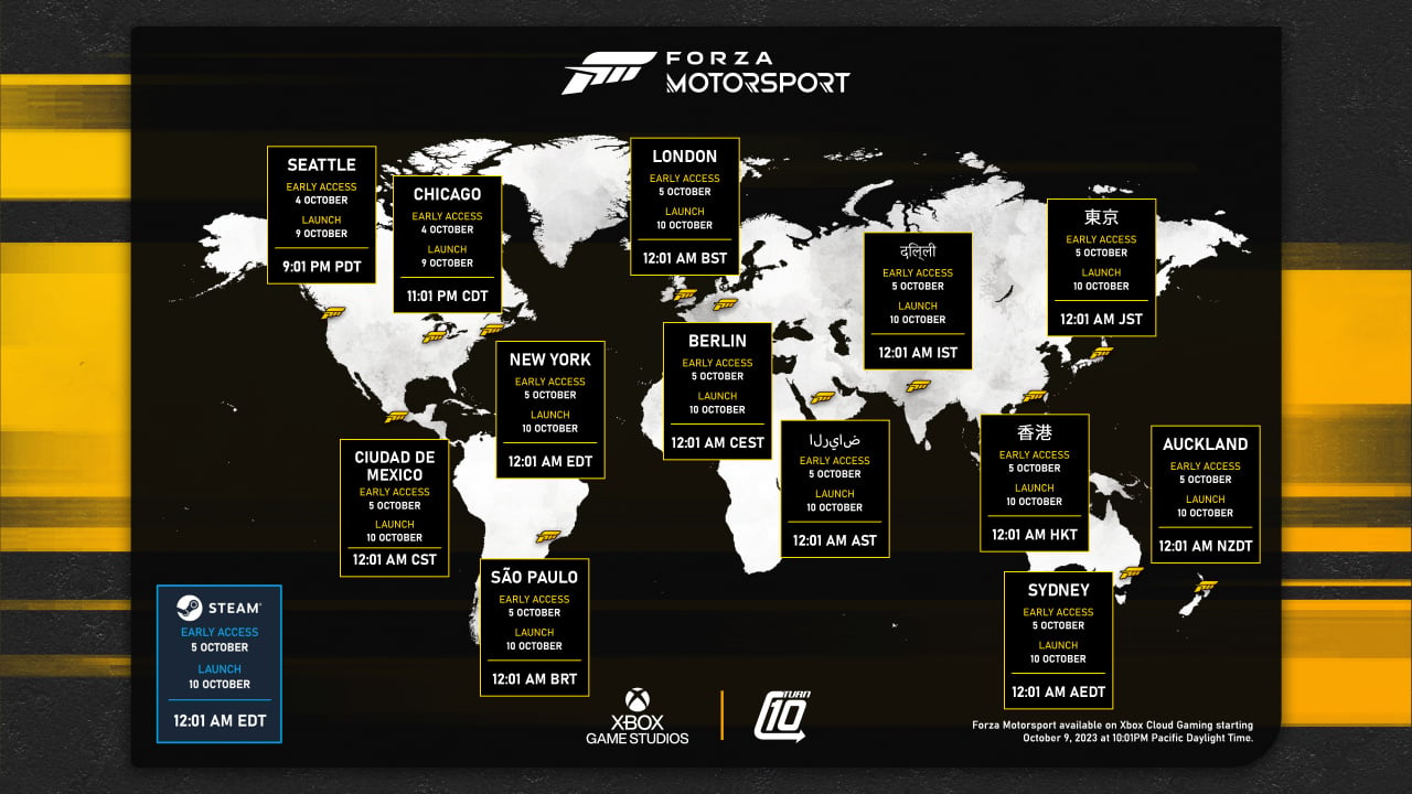 Forza Motorsport' Release Date, Launch Time, and Pre-Load for the