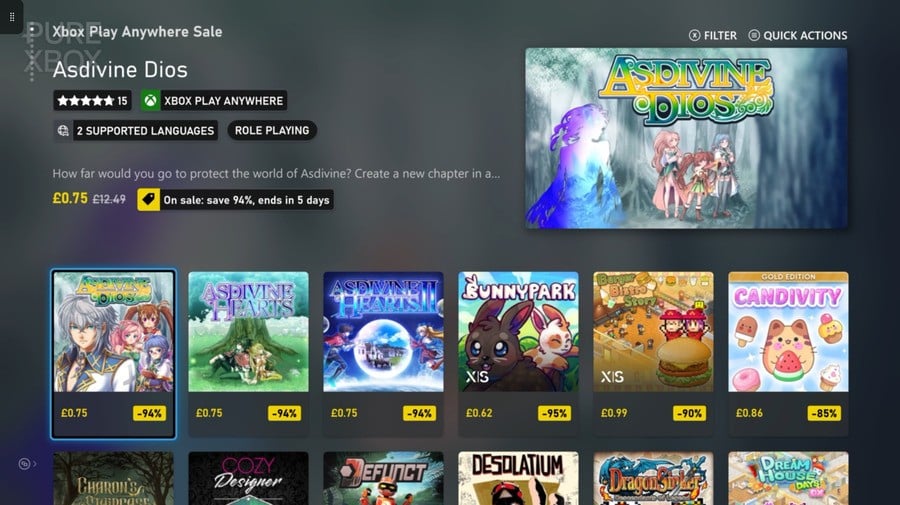 46 Games Discounted To Less Than $1 In New Xbox Play Anywhere Sale 3