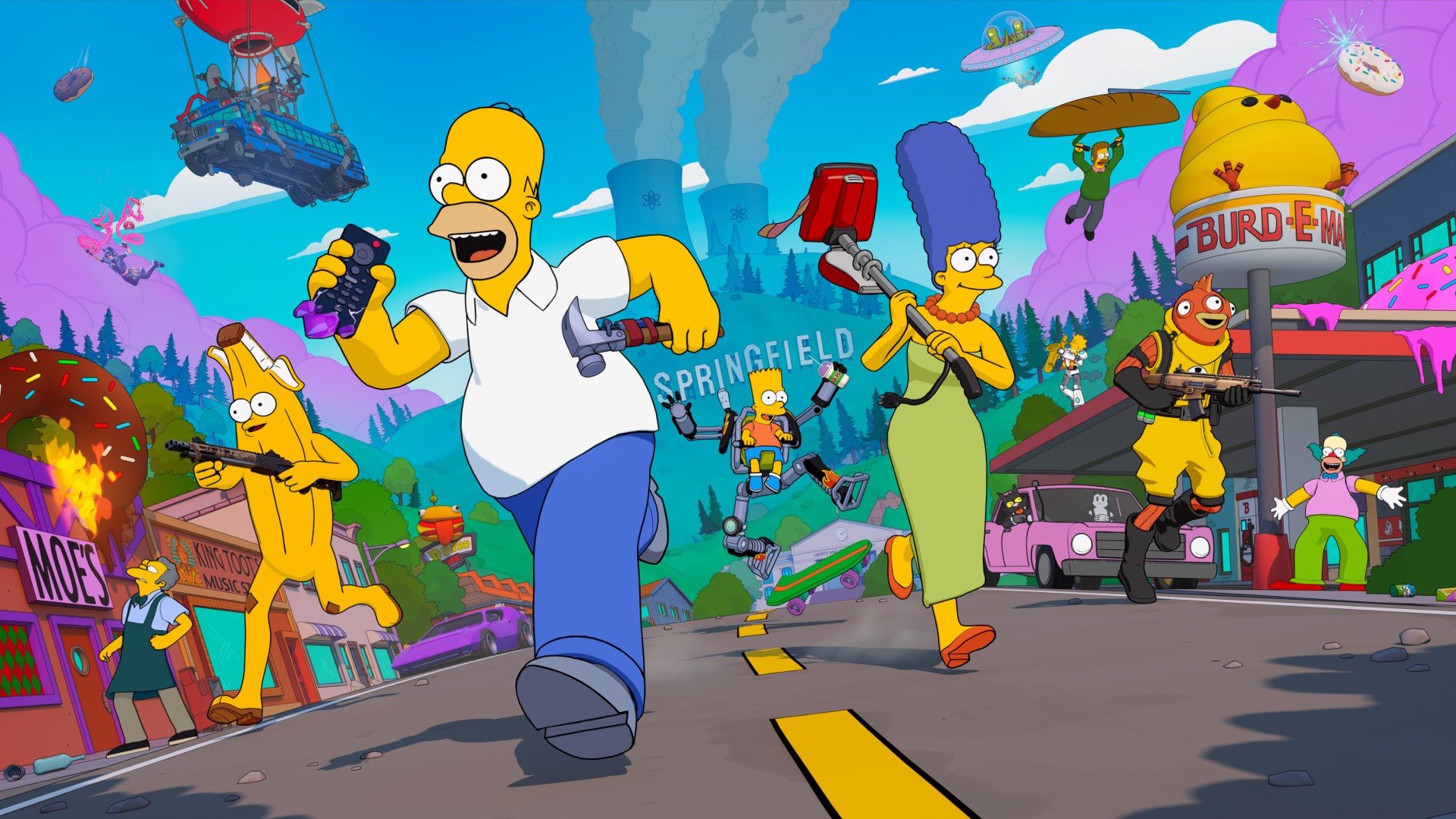 Fortnite's Simpsons Crossover Is A Success, So Isn't It Time For A Hit & Run Remake?