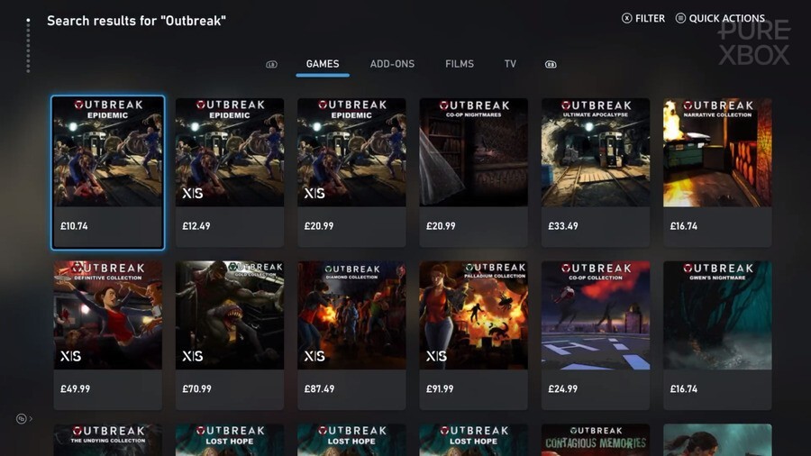 Xbox Owners Frustrated With 'Outbreak' Spam On The Microsoft Store 2 (Pure Xbox)