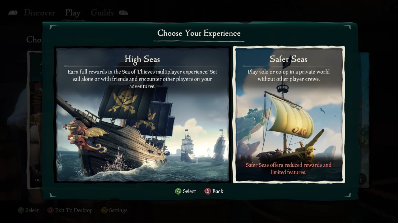 Sea of Thieves is introducing a solo-friendly Safer Seas mode