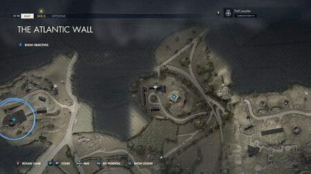 Sniper Elite 5 Mission 1 Locais colecionáveis: The Atlantic Wall 43