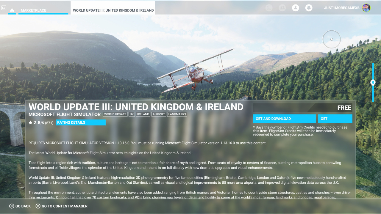 Microsoft Flight Simulator to get UK-focused update in January