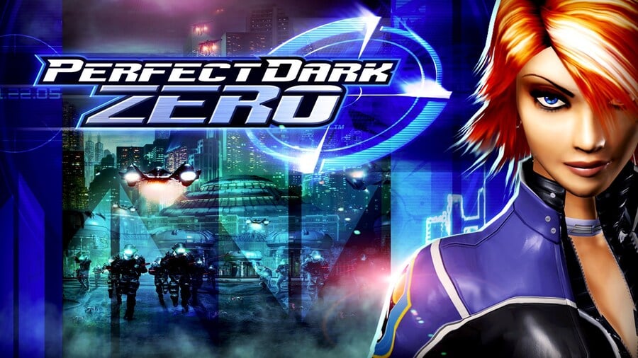 In what year is the story for Xbox 360 launch title Perfect Dark Zero set?