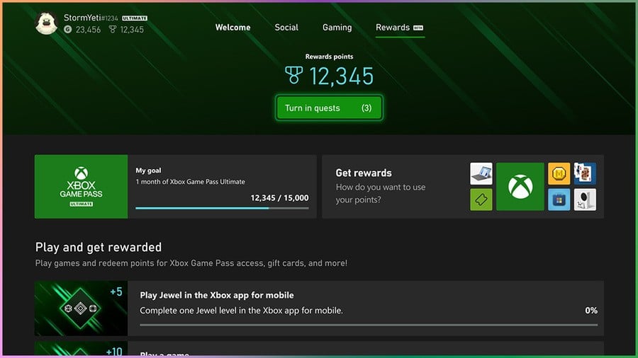 Como ganhar 20.000 pontos Microsoft Rewards por mês com o Xbox 2