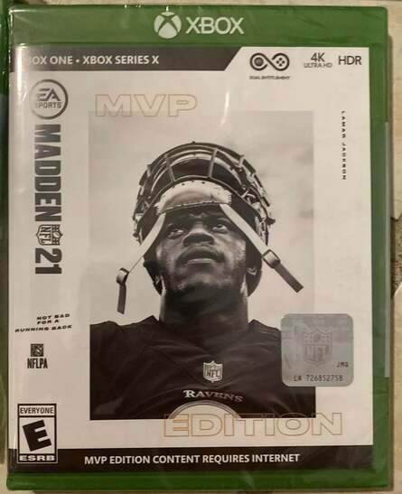 Madden NFL 21 Xbox Series X Cover 1