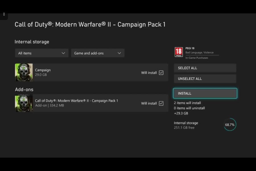 How To Download Call Of Duty: Modern Warfare 2 Campaign On Xbox Game Pass6