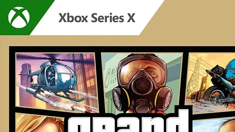 GTA 5 for Xbox Series X has a weird physical design