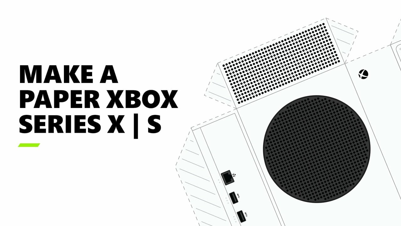 How Big Is The Xbox Series X? Make It Out Of Paper And Find Out