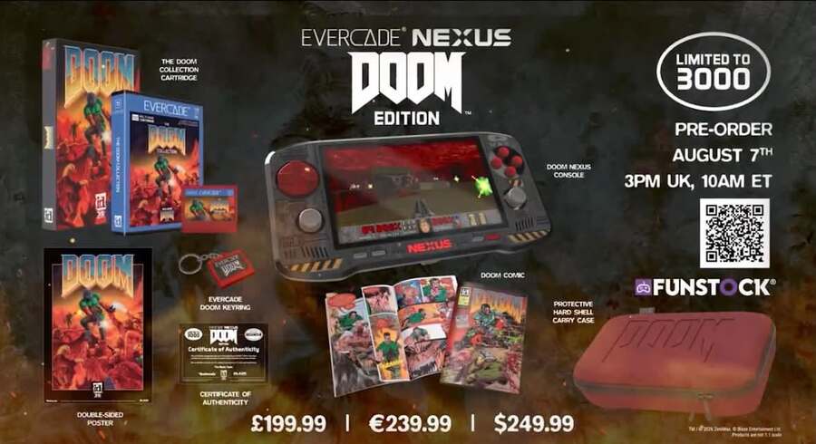 Evercade Partners With Xbox For Two Major Game Collections & DOOM Nexus Handheld