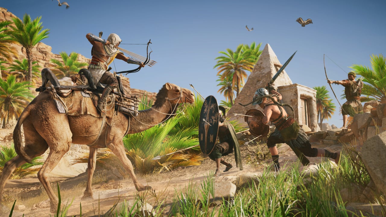 Assassin\'s Creed Origins 60FPS Update mang đến cho người chơi những trải nghiệm tuyệt vời nhất với đồ họa tuyệt mỹ và hiệu suất tối ưu. Với 60 khung hình mỗi giây, trò chơi này sẽ khiến bạn giống như đang thực sự ở trong thế giới của Assassin\'s Creed Origins. Hãy xem hình ảnh liên quan để trải nghiệm trò chơi tuyệt đẹp này!