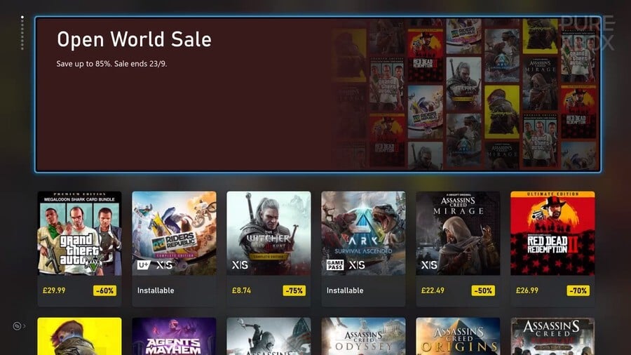 Xbox 'Open World' Sale Now Live, 200+ Games Discounted This Week