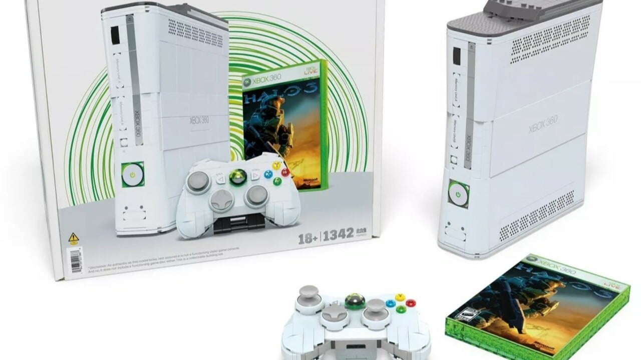 Crea una replica completa della tua console Xbox 360 con questo nuovo kit di costruzione MEGA
